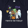 thumbnail image 4 of Inktastic Halloween Trick-or-Treat Cute Group of Monsters Boys or Girls Baby Bodysuit, 4 of 5