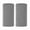 grey, variant on YEMNPIOS 2 Pcs Elastic Cotton Sport Wristbands 6 Inch Sweatband for Sports Fitness Black