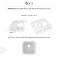 thumbnail image 2 of ROHL Allia 13 in. L x 13 in. W Bottom Grid in Stainless Steel, 2 of 6