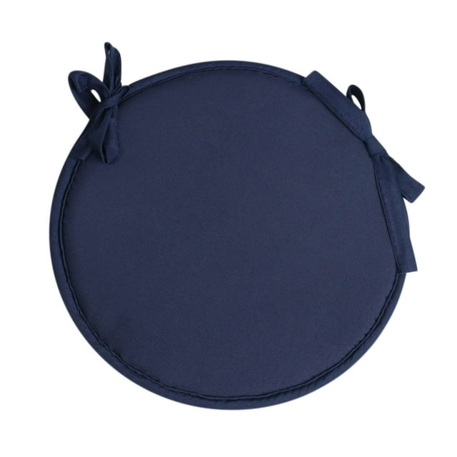 PRETXORVE Coussins d'Intérieur et d'Extérieur Coussins Ronds avec Attaches, Coussins Ronds pour Chaises de Salle à Manger Coussin de Siège Rond Ensemble de Coussins de Jardin pour Meuble