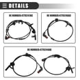 thumbnail image 4 of Sensor ABS para Dodge Charger 2006-2010 Unique Bargains 4 piezas negro, 4 of 7