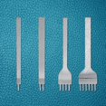 thumbnail image 2 of 4Pcs 4mm Prong Leather Craft Herramientas Herramienta de mano Punzones de costura Punch Tool Herramientas de cuero, 2 of 8