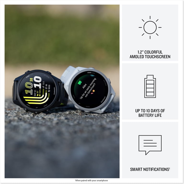 GARMIN, Forerunner® 170, GPS Running Smartwatch, Yellow - Walmart.com