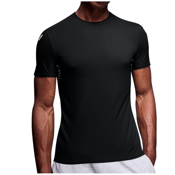 Purcolt Mens Workout T-Shirts Quick Dry Moisture Wicking Athletic Running Gym Shirts Summer Casual Short Sleeve Crew Neck Tee Tops M-3XL