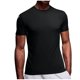 thumbnail image 2 of Ceisia Men's Loose Fit Short Sleeve Crew Neck Tee Gradient Stripe Print Ice-Silk Mesh Casual Sports Top Black XL Gifts, 2 of 6