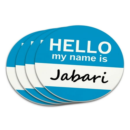 

Jabari Hello My Name Is Coaster Set