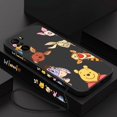 thumbnail image 1 of Cute Pooh Bear Disney For Xiaomi Redmi Note 13 12 12Pro 11 11S 11T 10S 10 Pro Plus Liquid Left Rope 5G Phone Case, 1 of 6