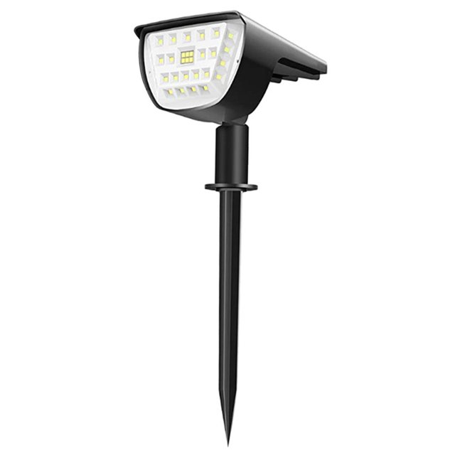Luz solar para exteriores, 32 luces LED con sensor de movimiento solar, luces solares para jardín 2 en 1, de paisaje, luces de pared impermeables para exteriores para 3000 K blanco cálido kusrkot Luz de camino al aire libre
