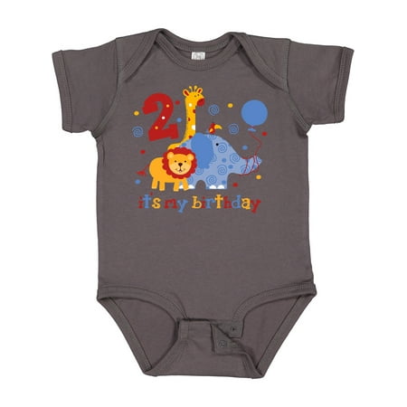 

Inktastic Safari 2nd Birthday Gift Baby Boy or Baby Girl Bodysuit