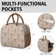 thumbnail image 6 of Womens Pioneer Flower Floral Print Pattern Lunch Box for Work,Insulated Lunch Bag for Women,Loncheras Para Mujer,Leakproof Adult Lunch Bag for Work,Beach,Travel,Picnic,Camping, 6 of 7