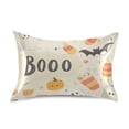thumbnail image 7 of Yayeee Pillowcase Standard Size Set of 2 Satin Wrinkle Resistant Pillow Case, Halloween Cute Pumpkins, 7 of 7