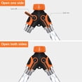 thumbnail image 2 of Hose Splitter 2 Way, Heavy Duty Metal Connector, Two Way Garden Hose Splitter, 2 of 4