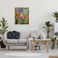 thumbnail image 3 of Stupell Industries Whimsical Floral Garden Botanical & Floral Painting Gold Floater Framed Art Print Wall Art, 25 x 31, 3 of 10