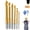 1 Set, variant on Titanium-Coated High-Speed Steel 6-Piece Metalworking Tool Set, Carbon Steel 6-Piece Metalworking Tool Set: Drill, Cut, & Carve Like a Pro, High-Speed Steel Twist Drill Bits Set 3-8mm (1 Set)