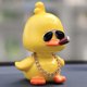 thumbnail image 5 of Lindo pato amarillo de juguete KATEA, adornos para coche, geniales decoraciones para salpicadero de coche, muñeco que mueve la cabeza, 5 of 5