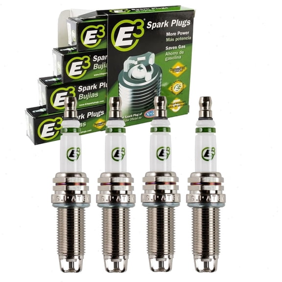 4 pc E3 Spark Plugs compatible with Kia Sorento 2.4L L4 2011-2012