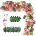 thumbnail image 1 of Globos Tropicales, Globo de Guirnaldas con Hojas Tropicales, Globos para Fiestas Temáticas de Hawái, Juego de Globos para Playa, Decoración Cumpleaños Fiesta Hawaiana, 1 of 4