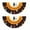 A, variant on Halloween Bunting Fan Flag 2pcs Happy Halloween Bunting Flag Ghost Pumpkin Half Fan Banner for Holiday Indoor Outdoor Yard Decorations, 35.4inch