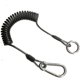 thumbnail image 5 of Cuerda telescópica de acero inoxidable perdida con hebilla para colgar, cuerda antipérdida, accesorios de pesca, llave eléctrica, paquete anticaída, cuerda de resorte de alambre de acero, 5 of 5