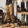 thumbnail image 1 of SCZ Pantalones Largos De Ocio De Primavera Y Otoño, Pantalones De Trabajo Resistentes Al Desgaste Deportivos De Marca Sueltos Y De Moda para Hombres, Leggings Harlan Versátiles Informales, 1 of 5