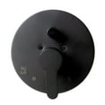 thumbnail image 6 of ALFI brand AB3101-BM Black Matte Shower Valve with Rounded Lever Handle and Diverter, 6 of 7