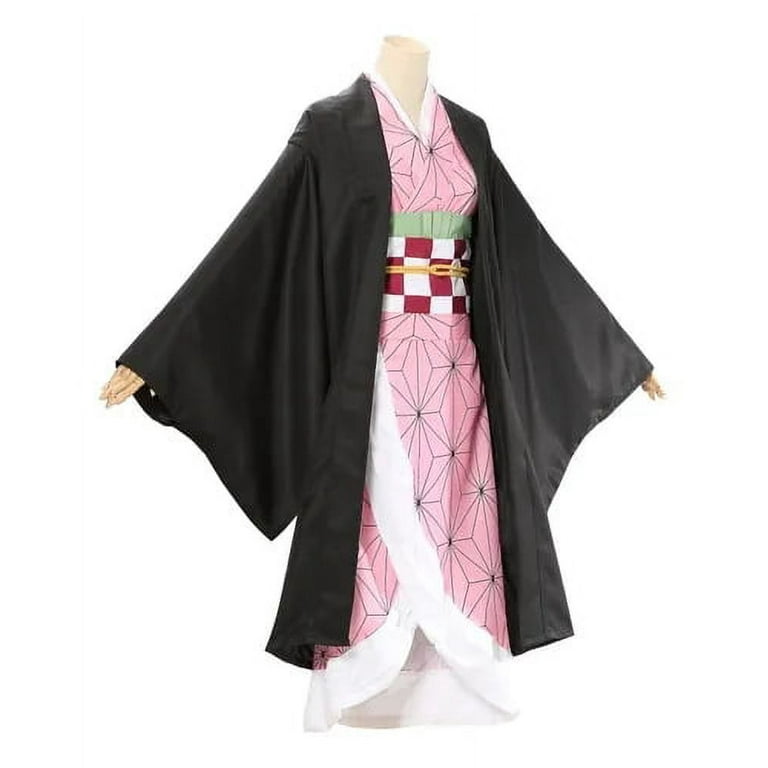 QZBON Kids Demon Slayer Kamado Nezuko Cosplay Costume 