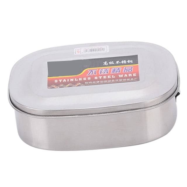 Fiambrera de acero inoxidable Sunnimix Caja de almuerzo de acero inoxidable L