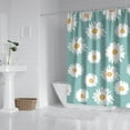 thumbnail image 2 of Waterproof Cute Boho Daisy Shower Curtain 72x72 Inch Boho Style Polyester Unique Shower Curtain for Bathroom Hotel Home Decor with 12 Plastic Hooks, 2 of 5
