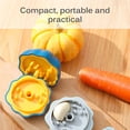 thumbnail image 3 of Toystoory Prensa de ajo pelador rallador jengibre ajo molienda rallador picador triturador cortador rebanador cocina herramienta de cocina vegetal Cocina y Comedor azul Toystoory HA025007-01, 3 of 6