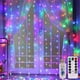thumbnail image 4 of Guirnalda de luces LED con USB RGB, cortina de luces LED, decoración para árbol de Navidad de Ramadán 2024, decoración estética para dormitorio, 4 of 5