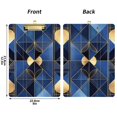 thumbnail image 5 of FORMRS Acrylic Clipboard with Low Profile Clip Standard A4 Letter Size, 12.5" x 9", Blue Geometric Pattern, 5 of 8