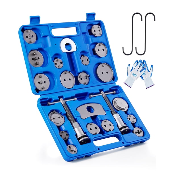 Orion Motor Tech 24pcs Heavy Duty Disc Brake Piston Caliper Compressor Rewind Tool Set and Wind Back Tool Kit for Brake Pad Replacement Reset, Fits Most American, European, Japanese Autos