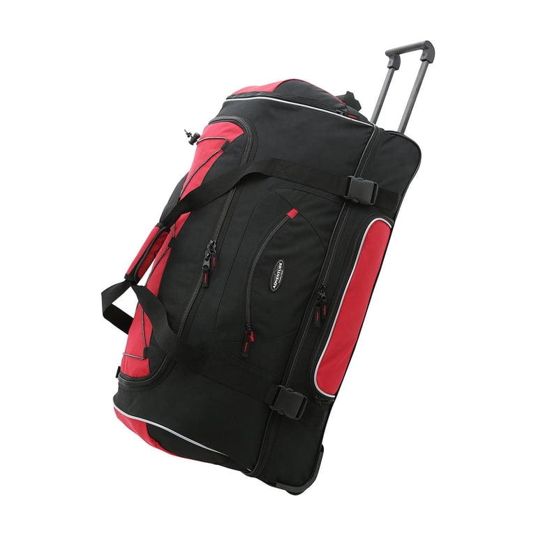 Travelers Club 30" Drop-Bottom Wheeled Travel Duffel Bag, Red - Walmart.com Travelers Club 30" Drop-Bottom Wheeled Travel Duffel Bag, Red - Walmart.com