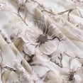 thumbnail image 6 of Muuphra Farmhouse Yellow Burnout Floral Semi Sheer Curtains for Living Room Bedroom Girl's Room ,2 Panels Set,55×84", 6 of 6