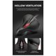thumbnail image 5 of Sillín de bicicleta de gel ergonómico negro con amortiguador de doble resorte, asiento de bicicleta de espuma viscoelástica cómodo y transpirable universal, 5 of 5