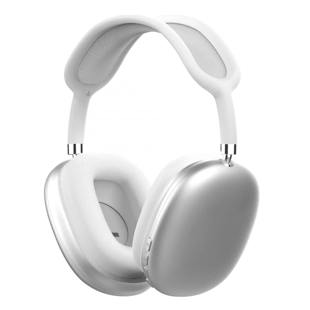 Audífonos gamer inalámbricos, Color Blanco, Plata