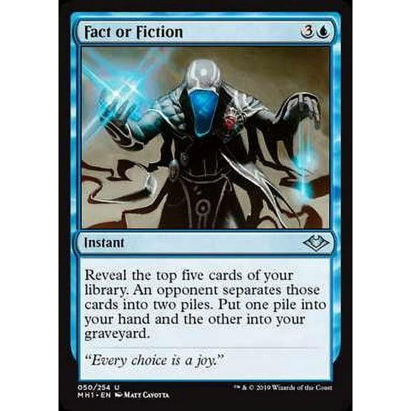 MtG Modern Horizons Uncommon Fact or Fiction (Foil) #50