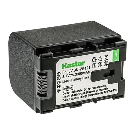 Kastar BN-VG121 Battery 1-Pack Replacement for JVC GZ-MS250U GZ-HM30 GZ-HM30BU GZ-HM30U GZ-HM33 GZ-HM35 GZ-HM35U GZ-HM40 GZ-HM50 GZ-HM50U GZ-HM65 GZ-HM300 GZ-HM300BU GZ-HM300BUS GZ-HM300SEK Camera