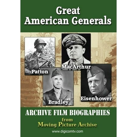Great American Generals - Patton, MacArthur, Eisenhower, Bradley (DVD)