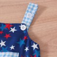 thumbnail image 3 of TOWED22 Baby Girl Summer Clothes Cute Ruffle Romper Sleeveless Rompers Dress Newborn Girls Infant Jumpsuit Clothing Blue,3-6 M, 3 of 5