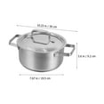 thumbnail image 5 of Phenofice Stainless Steel Cooking Pot with Lid, Soup Pot for Everyday Household Use, 5 of 8