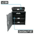 thumbnail image 5 of UbeCube Grabinet™ 1x3 Crate with Three Large Storage Bins, 5 of 9
