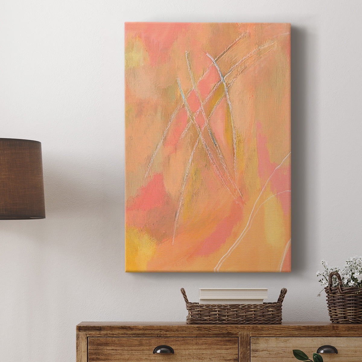 Peach Bliss IV Premium Gallery Wrapped Canvas - Ready to Hang
