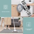 thumbnail image 6 of Black Geometric Triangle Striped Pattern Kitchen Rugs Sets Of 3,Kitchen Runner Rugs Non Skid Washable,Decorative Kitchen Floor Mats for Kitchen,Sink,Laundry,17"x30"+ 17"x47" + 17"x59", 6 of 6