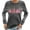 Dark Gray, variant on Christmas Clothes Lady Xmas Tree Printing Shirts Fall Sweatshirts for Women Trendy Holiday Pullover Casual Loose Shirt Crewneck Pullover Long Sleeve Tops