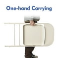 thumbnail image 4 of Mainstays Furniture Metal Folding Chairs, Cream, 4 of 9