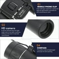 thumbnail image 3 of WASHWEPE 1 Set Pocket Binoculars for Bird Watching Black ABS Mini Scope for Adults, 3 of 8