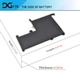 thumbnail image 3 of Batería para laptop DGFTB C31N1703 11,55 V 52 Wh para ASUS, 3 of 7