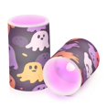 thumbnail image 7 of Yayeee Flameless Candles with Remote Flickering Battery Operated Multi Color Changing, Yellow Halloween Ghosts, 7 of 7