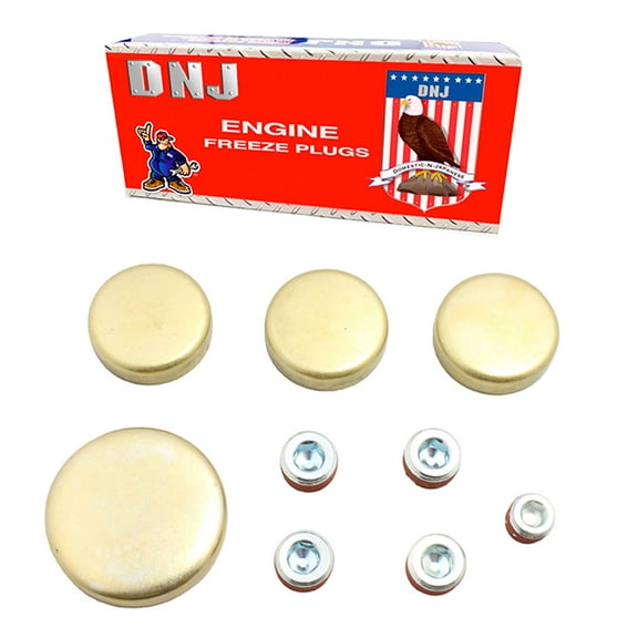 DNJ FPS447 Freeze Plug Set (Brass) Fits Cars & Trucks 89-94 Ford Mazda Ranger B2300 2.3L SOHC